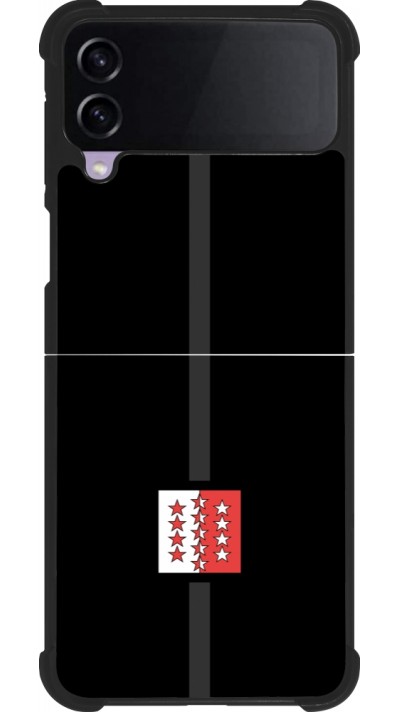 Samsung Galaxy Z Flip3 5G Case Hülle - Silikon schwarz Kanton VS schwarz