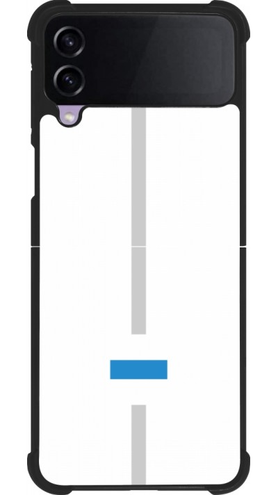 Samsung Galaxy Z Flip3 5G Case Hülle - Silikon schwarz Kanton ZG weiss