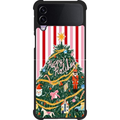 Samsung Galaxy Z Flip3 5G Case Hülle - Silikon schwarz Christmas 25 Happy Holiday