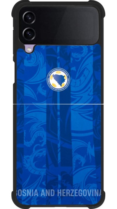 Samsung Galaxy Z Flip3 5G Case Hülle - Silikon schwarz Bosnien und Herzegowina 2026 personalisierbares Fussballtrikot