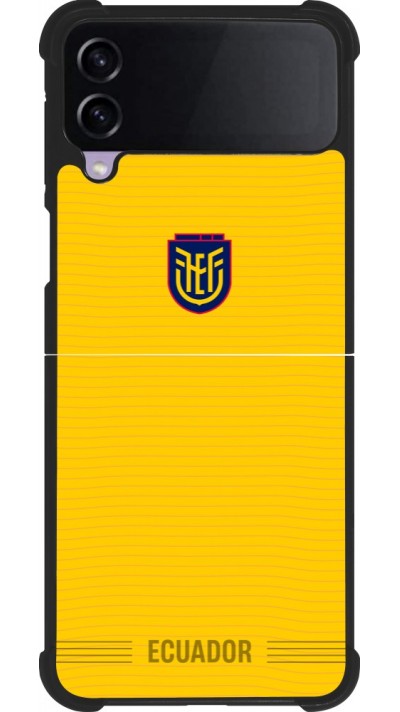 Samsung Galaxy Z Flip3 5G Case Hülle - Silikon schwarz Ecuador 2026 personalisierbares Fussballtrikot