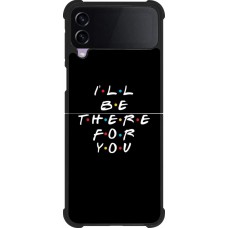 Samsung Galaxy Z Flip3 5G Case Hülle - Silikon schwarz Friends Be there for you