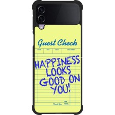 Coque Samsung Galaxy Z Flip3 5G - Silicone rigide noir Guest check 2026