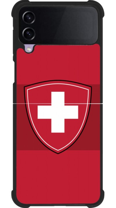 Samsung Galaxy Z Flip3 5G Case Hülle - Silikon schwarz Hockey World Championship Ecusson Suisse