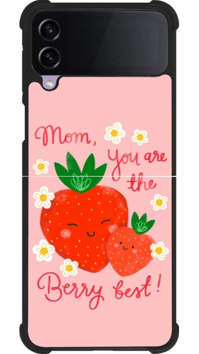 Samsung Galaxy Z Flip3 5G Case Hülle - Silikon schwarz Mom 2026 Berry best