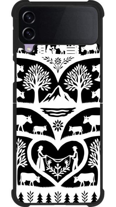 Samsung Galaxy Z Flip3 5G Case Hülle - Silikon schwarz Poya Schweiz 2 schwarz