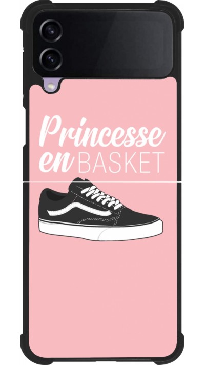 Samsung Galaxy Z Flip3 5G Case Hülle - Silikon schwarz princesse en basket
