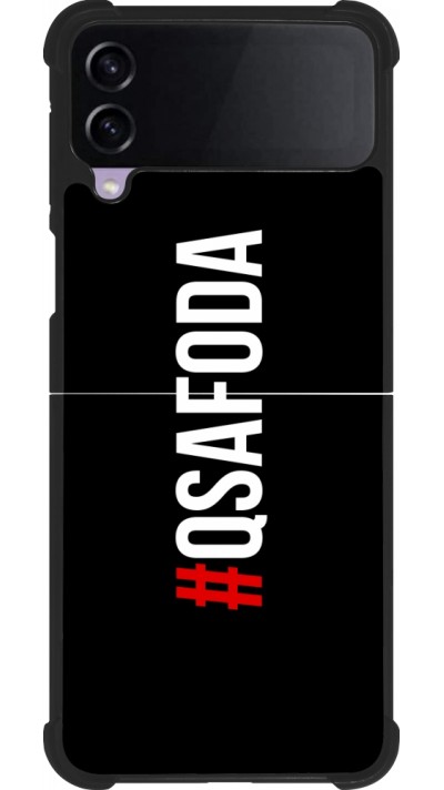 Samsung Galaxy Z Flip3 5G Case Hülle - Silikon schwarz Qsafoda 1