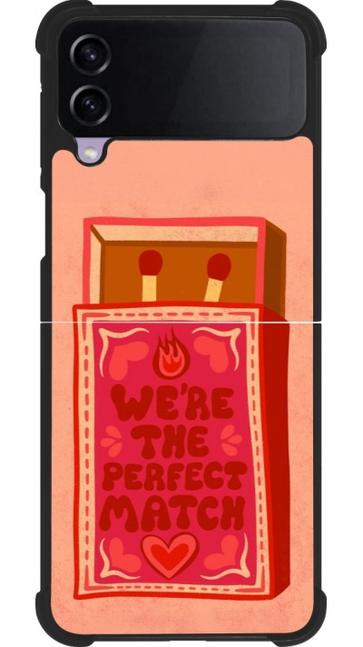 Samsung Galaxy Z Flip3 5G Case Hülle - Silikon schwarz Saint Valentines Day 26 Perfect Match