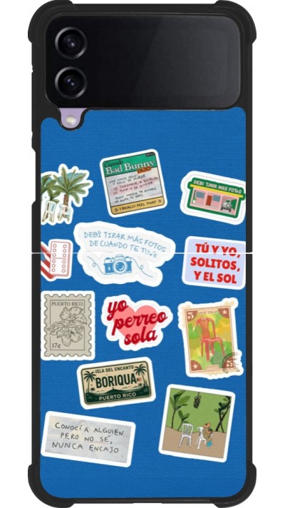 Samsung Galaxy Z Flip3 5G Case Hülle - Silikon schwarz Seals of the Dominican Republic DTMF