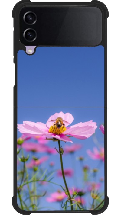 Samsung Galaxy Z Flip3 5G Case Hülle - Silikon schwarz Bee on a flower Spring 2026