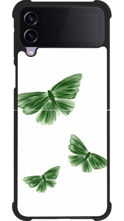 Samsung Galaxy Z Flip3 5G Case Hülle - Silikon schwarz Butterflies Spring 2026
