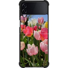 Samsung Galaxy Z Flip3 5G Case Hülle - Silikon schwarz Tulips Spring 2026