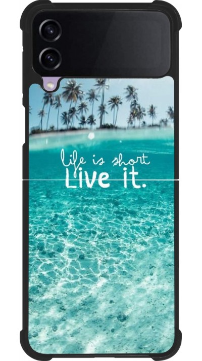 Samsung Galaxy Z Flip3 5G Case Hülle - Silikon schwarz Summer 18 24