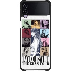 Coque Samsung Galaxy Z Flip3 5G - Silicone rigide noir Taylor Swift The Eras Tour