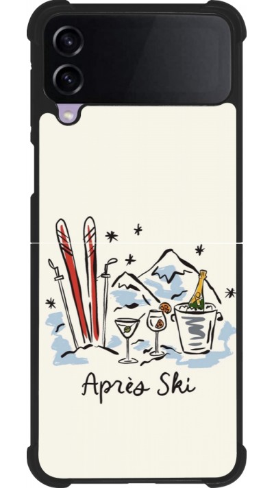 Samsung Galaxy Z Flip4 Case Hülle - Silikon schwarz After the sky 2026