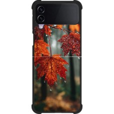 Samsung Galaxy Z Flip4 Case Hülle - Silikon schwarz Autumn 25 Rain