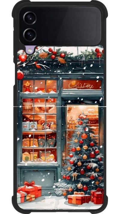 Samsung Galaxy Z Flip4 Case Hülle - Silikon schwarz Christmas 25 Xmas Shop