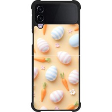 Samsung Galaxy Z Flip4 Case Hülle - Silikon schwarz Easter 2026 Pattern Easter