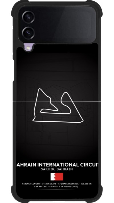 Samsung Galaxy Z Flip4 Case Hülle - Silikon schwarz F1 Track 2025 Bahrain