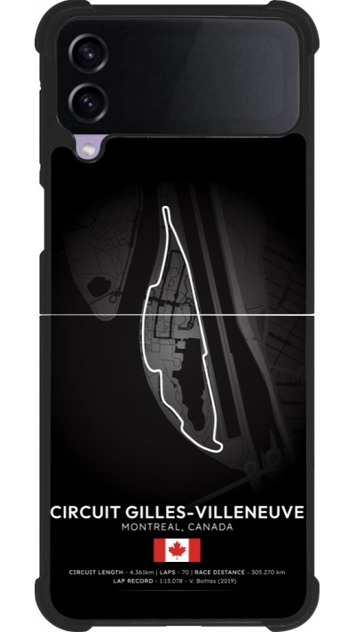 Samsung Galaxy Z Flip4 Case Hülle - Silikon schwarz F1 Track 2025 Canada