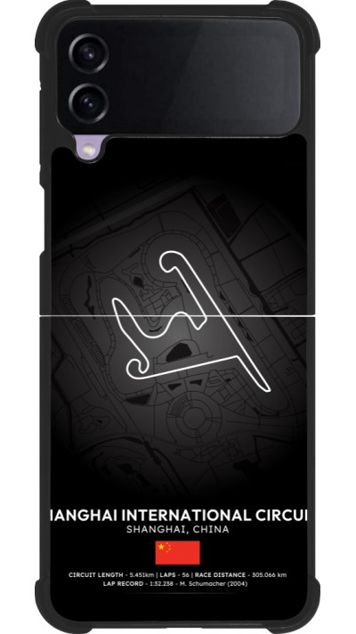 Samsung Galaxy Z Flip4 Case Hülle - Silikon schwarz F1 Track 2025 China