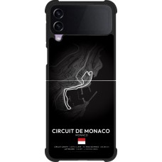 Samsung Galaxy Z Flip4 Case Hülle - Silikon schwarz F1 Track 2025 Monaco