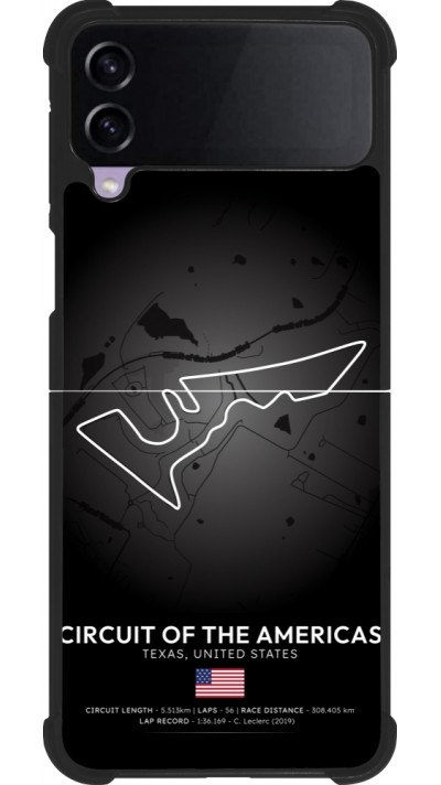 Samsung Galaxy Z Flip4 Case Hülle - Silikon schwarz F1 Track 2025 United States