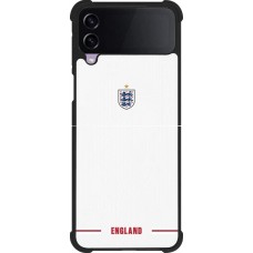 Samsung Galaxy Z Flip4 Case Hülle - Silikon schwarz England 2026 personalisierbares Fussballtrikot