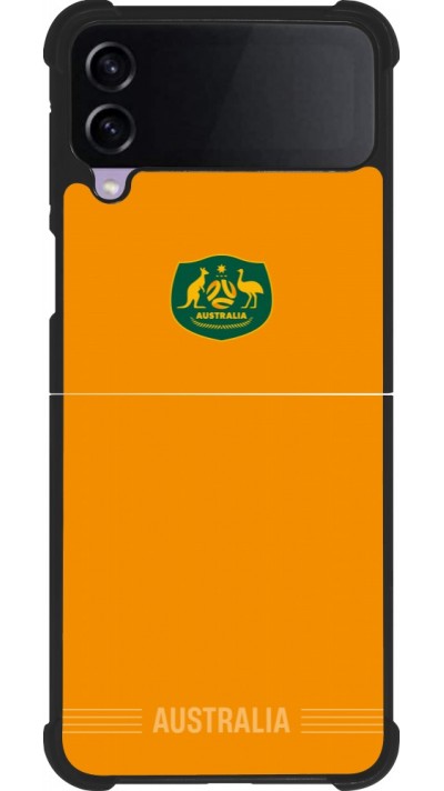 Samsung Galaxy Z Flip4 Case Hülle - Silikon schwarz Australien 2026 personalisierbares Fussballtrikot