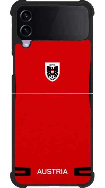 Samsung Galaxy Z Flip4 Case Hülle - Silikon schwarz O?sterreich 2026 personalisierbares Fussballtrikot