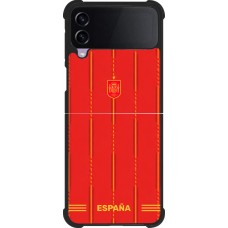 Samsung Galaxy Z Flip4 Case Hülle - Silikon schwarz Spanien 2026 personalisierbares Fussballtrikot