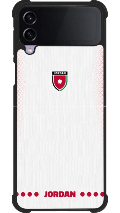 Samsung Galaxy Z Flip4 Case Hülle - Silikon schwarz Jordanien 2026 personalisierbares Fussballtrikot