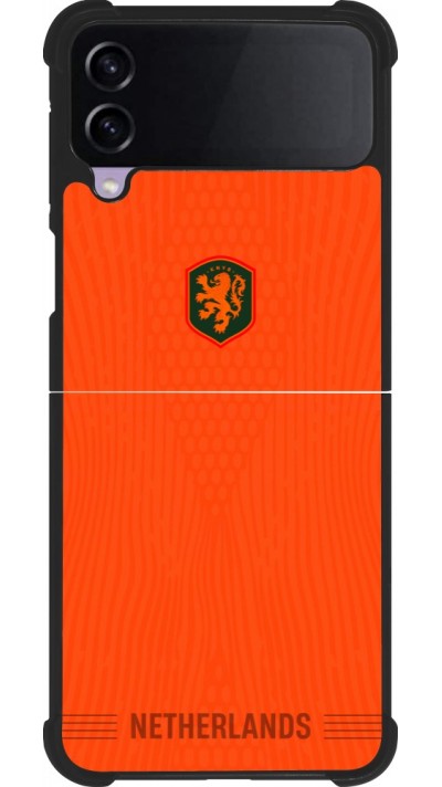 Samsung Galaxy Z Flip4 Case Hülle - Silikon schwarz Niederlande 2026 personalisierbares Fussballtrikot