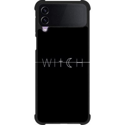 Samsung Galaxy Z Flip4 Case Hülle - Silikon schwarz Halloween 22 witch word