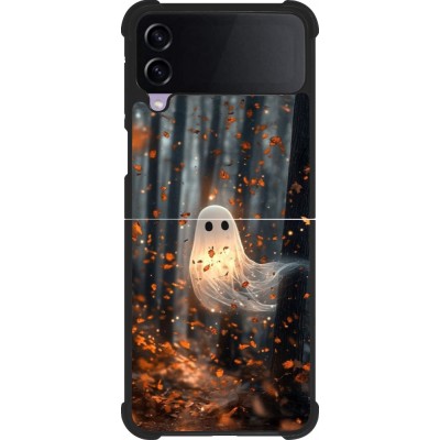 Samsung Galaxy Z Flip4 Case Hülle - Silikon schwarz Halloween 2025 Ghost in the forest