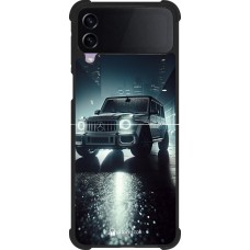 Samsung Galaxy Z Flip4 Case Hülle - Silikon schwarz Mercedes G AMG Nacht