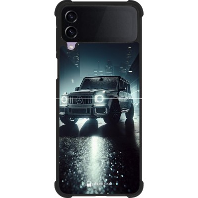 Samsung Galaxy Z Flip4 Case Hülle - Silikon schwarz Mercedes G AMG Nacht