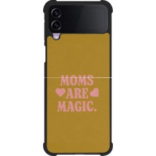 Samsung Galaxy Z Flip4 Case Hülle - Silikon schwarz Mom 2026 Are Magic