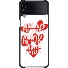 Samsung Galaxy Z Flip4 Case Hülle - Silikon schwarz Saint Valentines Day 26 Amor
