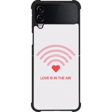 Samsung Galaxy Z Flip4 Case Hülle - Silikon schwarz Saint Valentines Day 26 Love is in the air