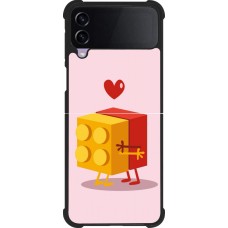 Samsung Galaxy Z Flip4 Case Hülle - Silikon schwarz Saint Valentines Day 26 Puzzle