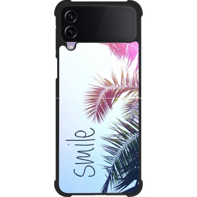 Samsung Galaxy Z Flip4 Case Hülle - Silikon schwarz Smile 05
