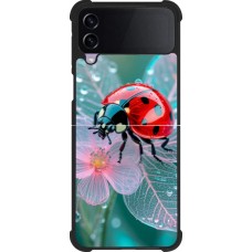 Samsung Galaxy Z Flip4 Case Hülle - Silikon schwarz Ladybird in bloom 2026