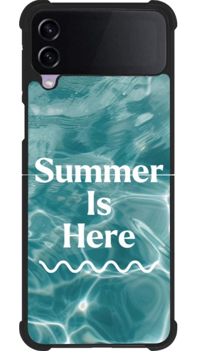 Samsung Galaxy Z Flip4 Case Hülle - Silikon schwarz Summer 2025 Summer is here