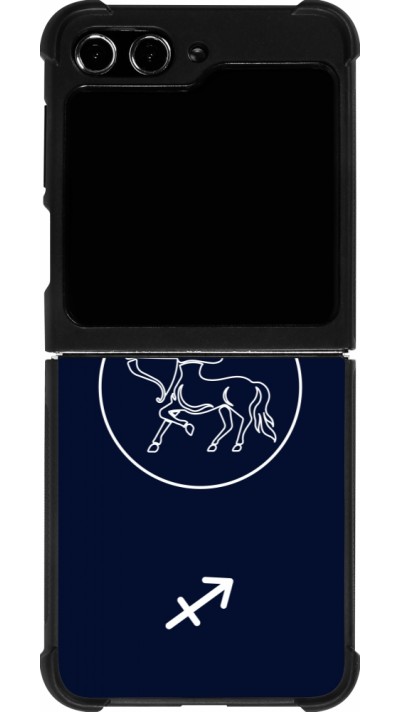 Samsung Galaxy Z Flip5 Case Hülle - Silikon schwarz Astrologie Schütze