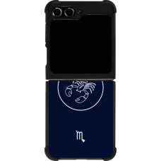 Samsung Galaxy Z Flip5 Case Hülle - Silikon schwarz Astrologie Skorpion