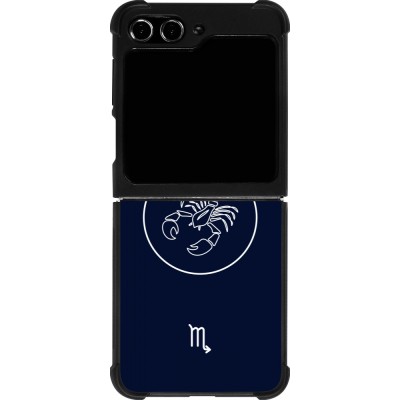 Samsung Galaxy Z Flip5 Case Hülle - Silikon schwarz Astrologie Skorpion