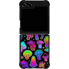 Samsung Galaxy Z Flip5 Case Hülle - Silikon schwarz Autumn 2024 magic mushrooms