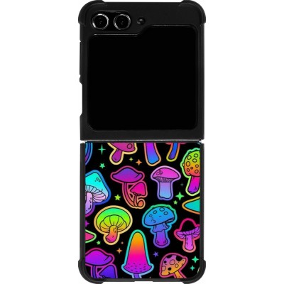 Samsung Galaxy Z Flip5 Case Hülle - Silikon schwarz Autumn 2024 magic mushrooms